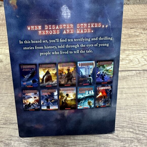 I Survived: Ten Thrilling Stories (Boxed Set) by Tarshis, Lauren, Scholastic - Picture 9 of 9